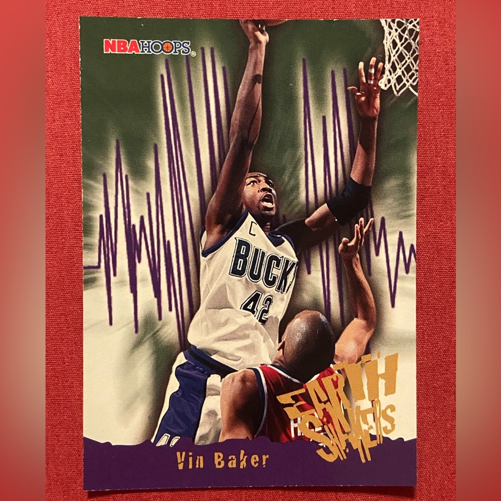 NBA 1996 card #363 from Vin Baker, Milwaukee Bucks